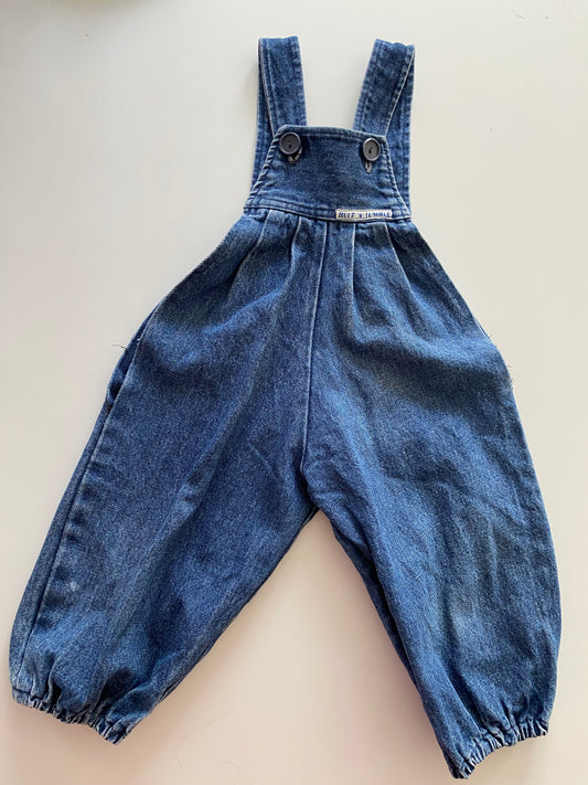 Vintage Ruff N Tumble Overalls - Size 1