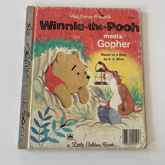 Book - Little Golden Winnie The Pooh Meets Gopher