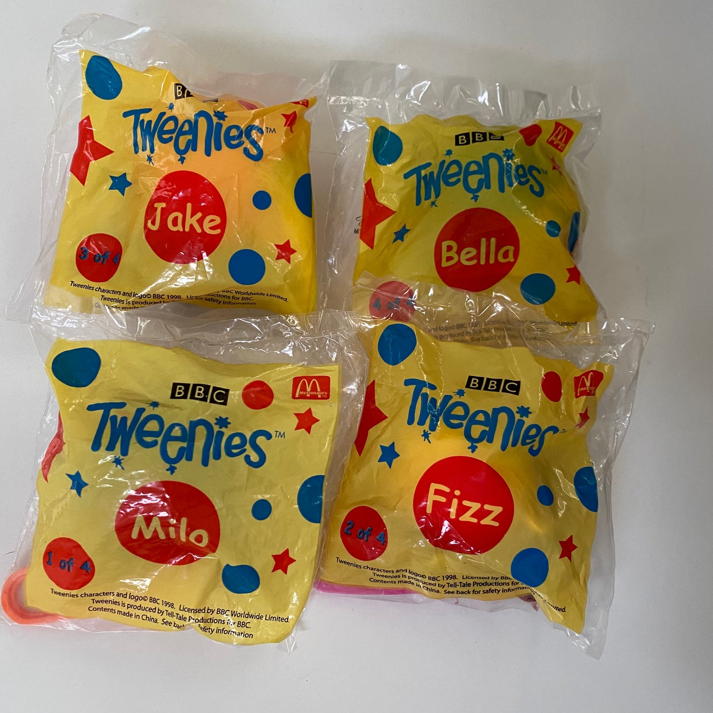 Tweenies McDonald’s Bag Clips