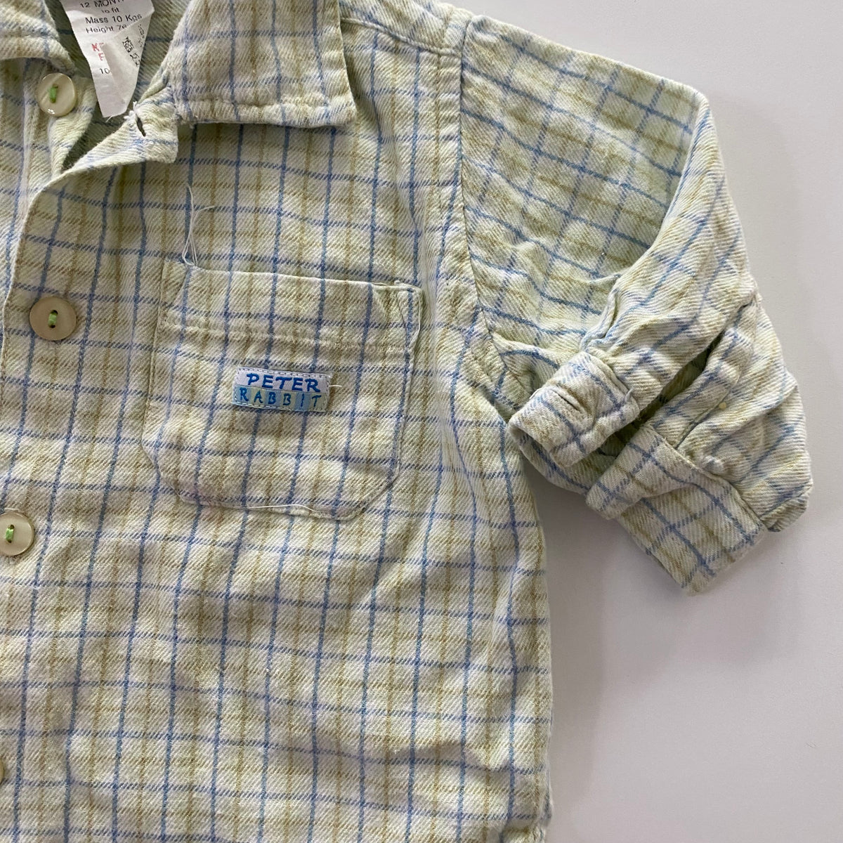 Vintage Beatrix Potter Peter Rabbit Shirt - Size 12M (FREE)