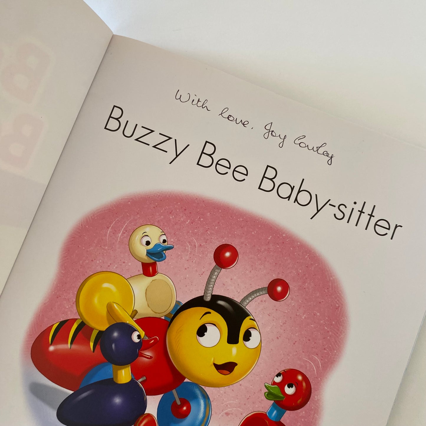 Buzzy Bee Baby-Sitter Book (Signed)