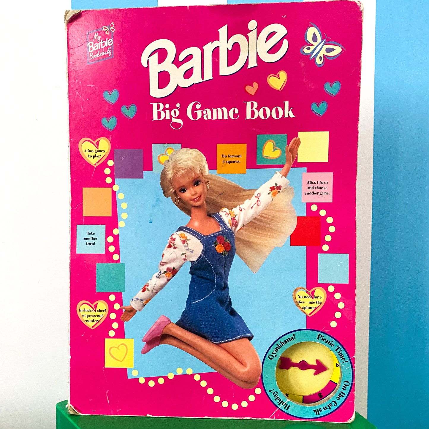 Vintage Barbie Big Games Board Book
