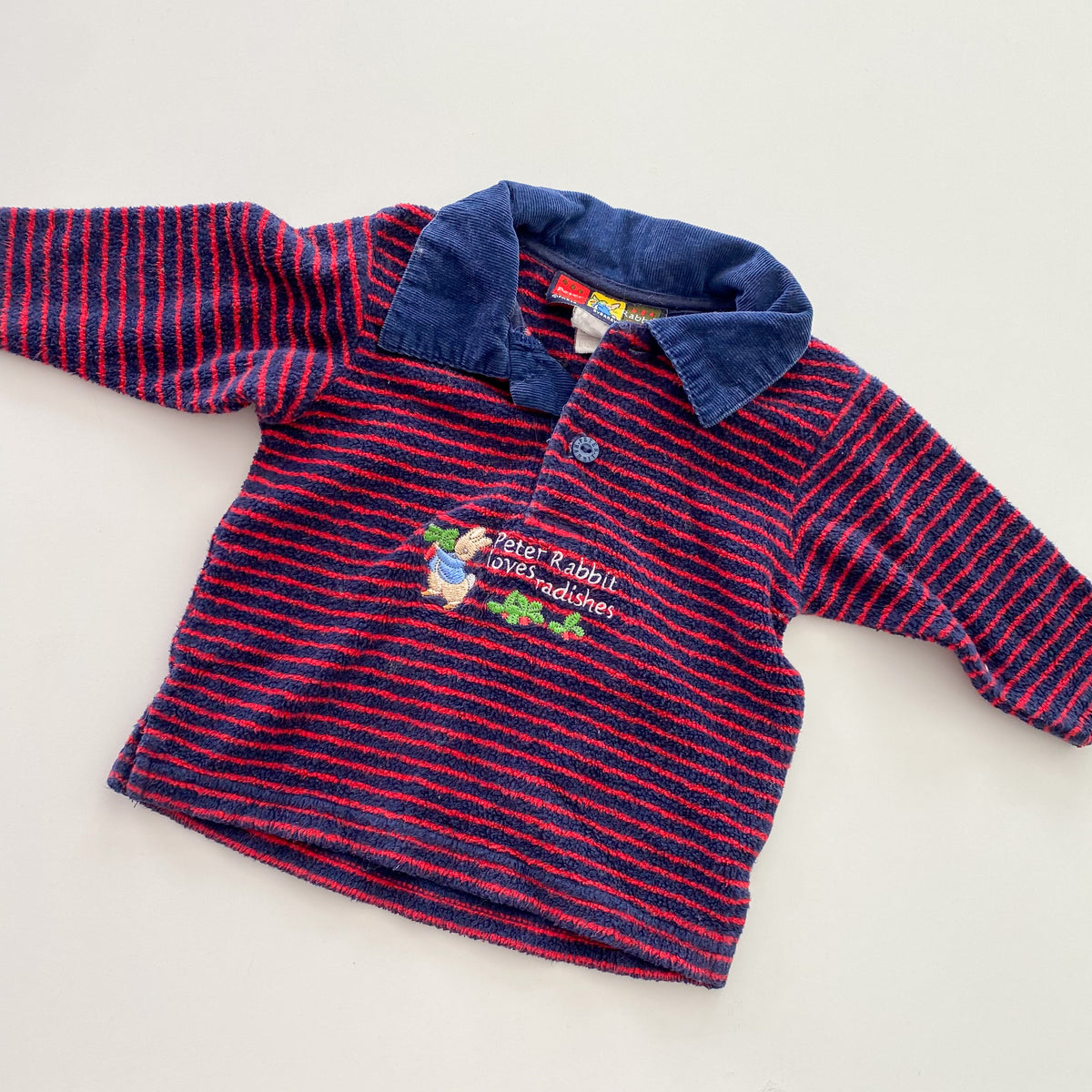 Vintage Beatrix Potter Peter Rabbit Long Sleeve Top - Size 6M