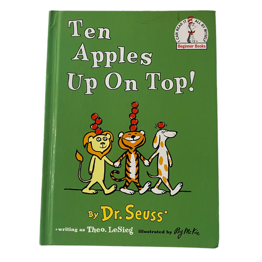 Dr Seuss Ten Apples Up On Top Book