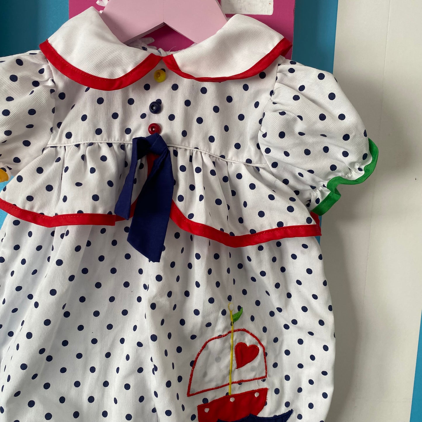 Vintage Teeny Weeny Romper - Size 6M