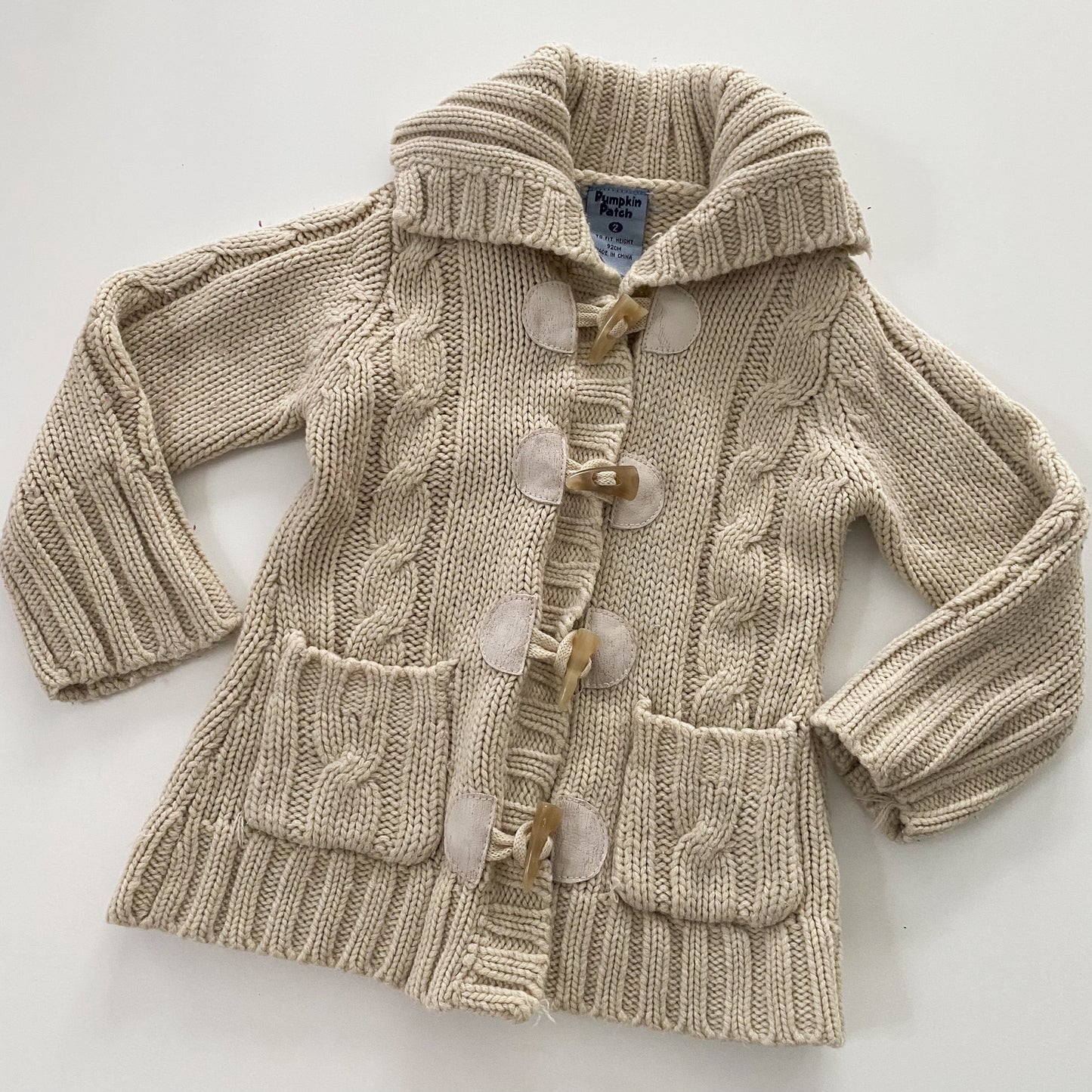 Y2K Pumpkin Patch Knit Cardigan - Size 2