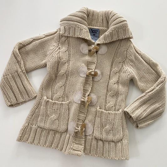 Y2K Pumpkin Patch Knit Cardigan - Size 2