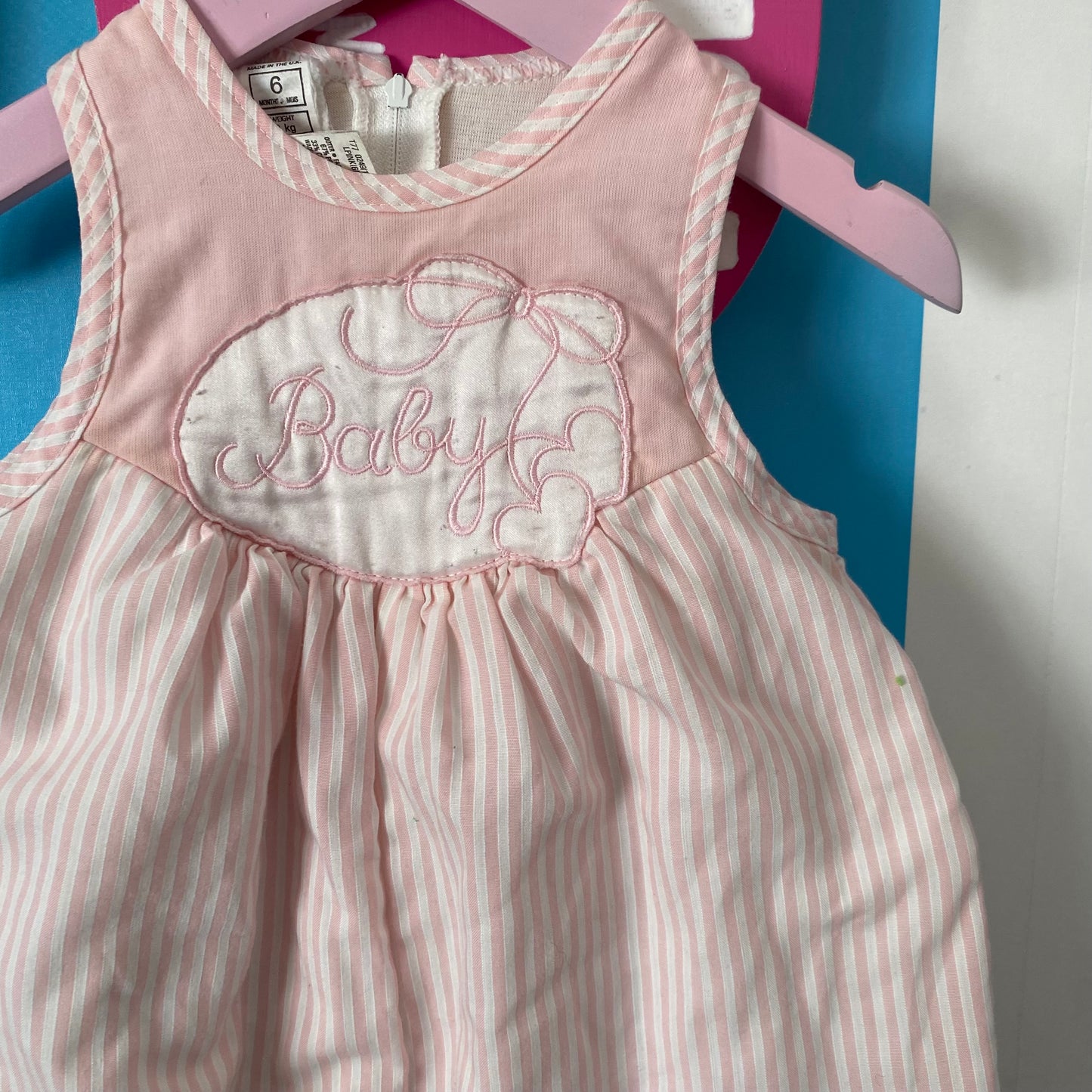 Vintage St Michaels UK Made Overalls - Size 6-12M