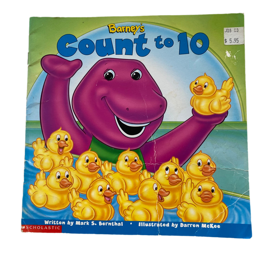 Barney Count To 10 Book