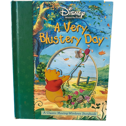 Winnie The Pooh A Very Blustery Day Moving Window Story Book