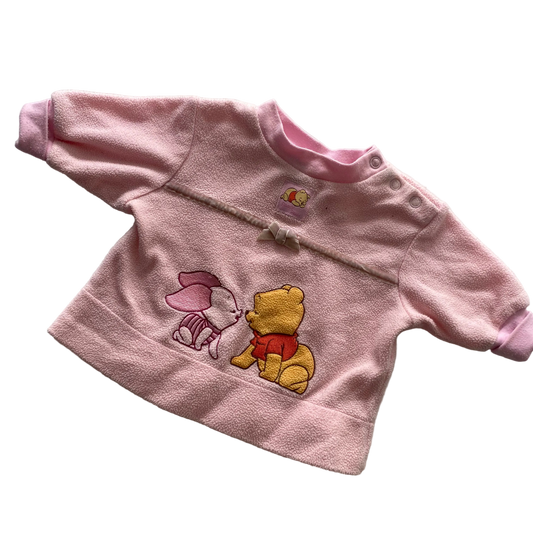 Winnie The Pooh Fleece Jumper - Size 0-3M