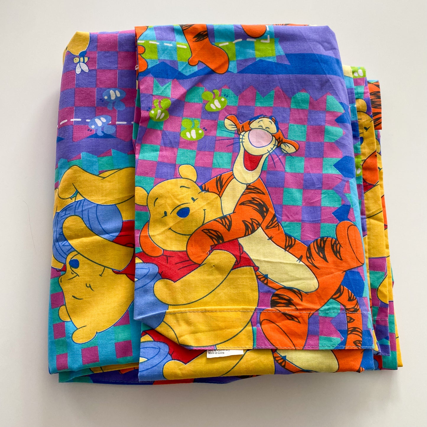 Vintage Disney Winnie The Pooh Single Duvet Cover