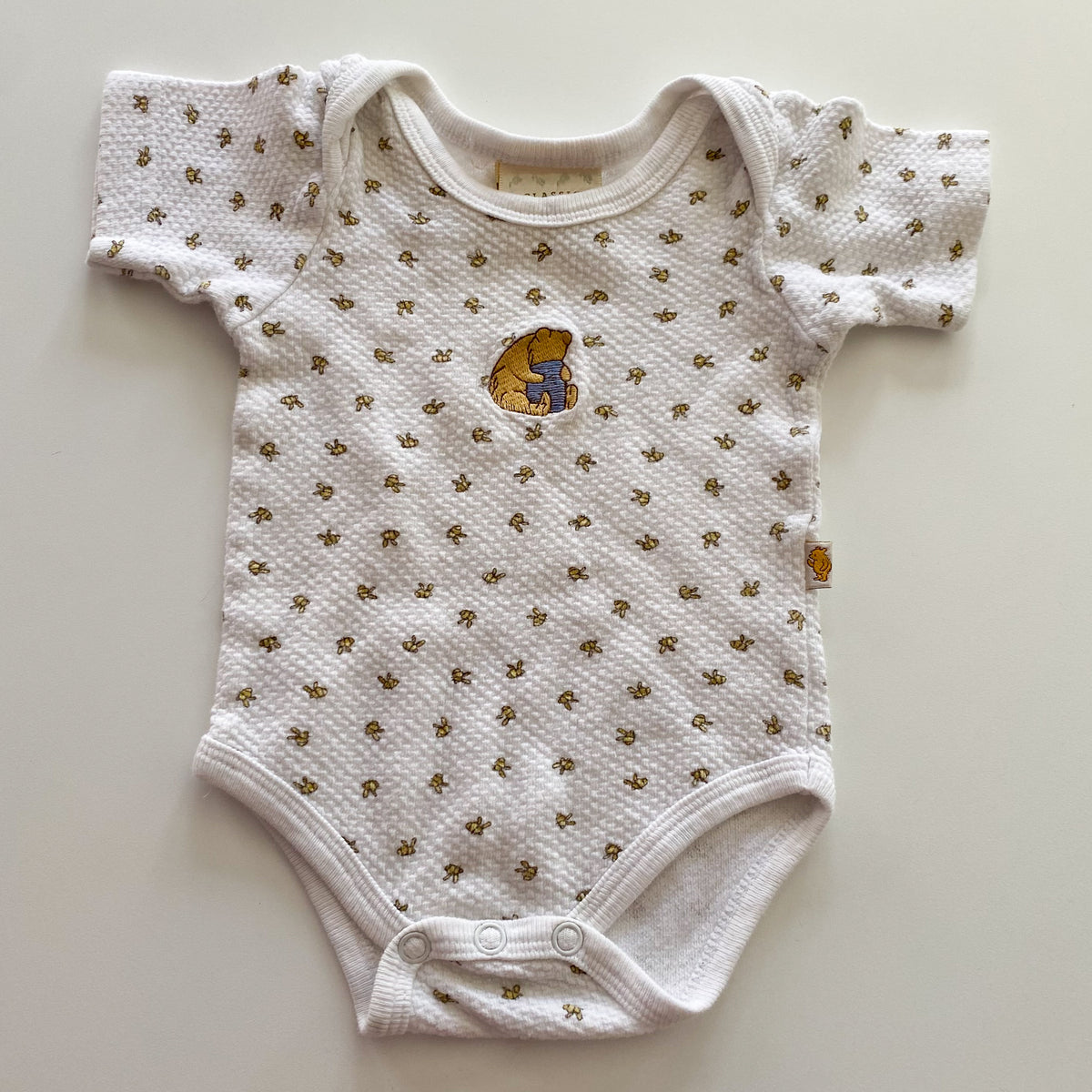 Vintage Disney Winnie The Pooh Classic Pooh Bodysuit - Size 0-3M