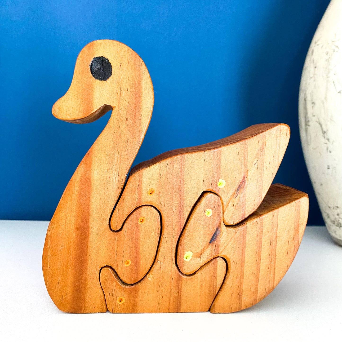 Wooden Swan Puzzle