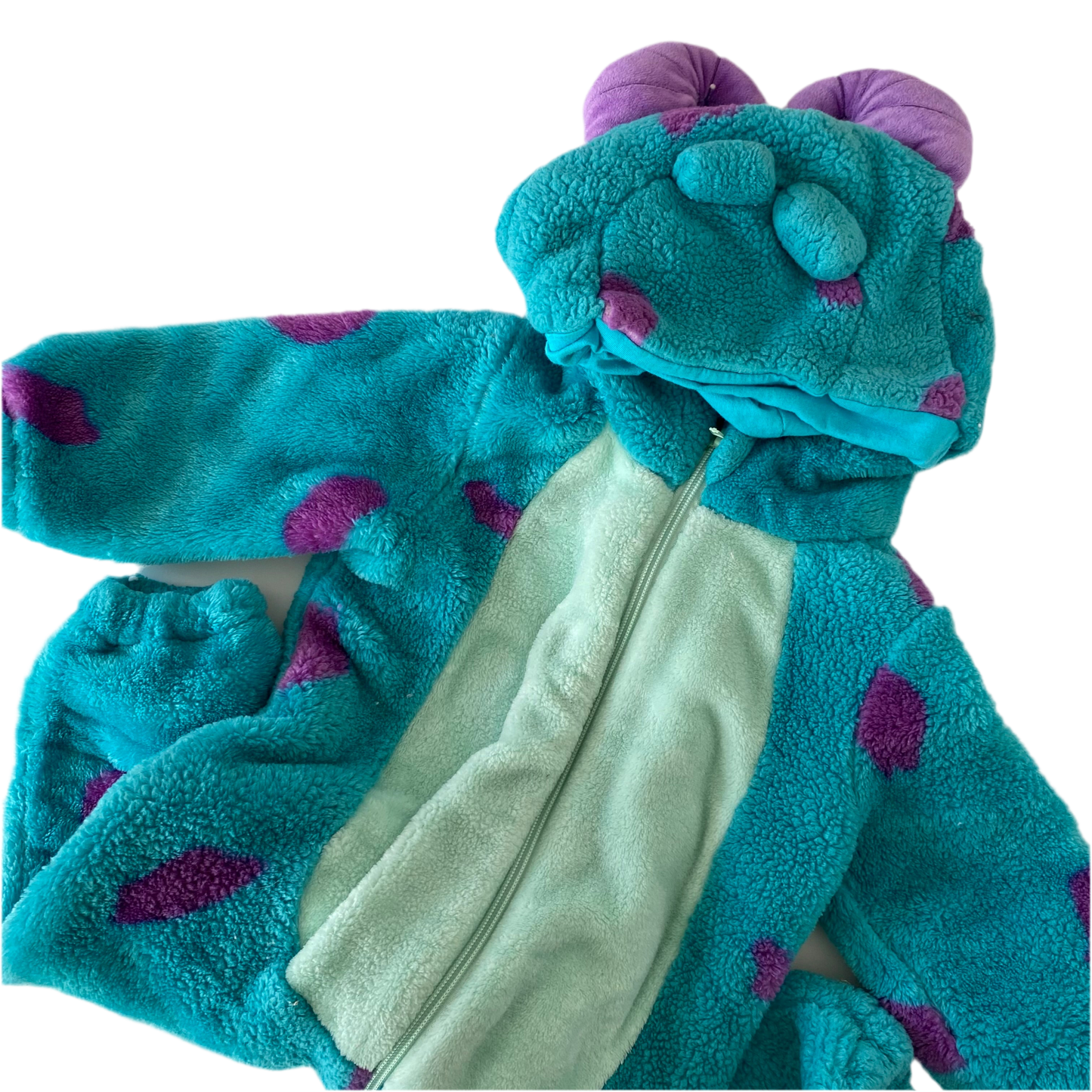 Monsters Inc Fluffy Onesie - Size 1