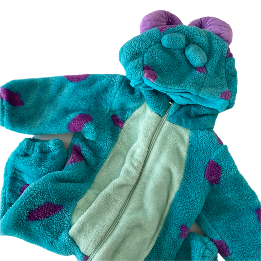 Monsters Inc Fluffy Onesie - Size 1