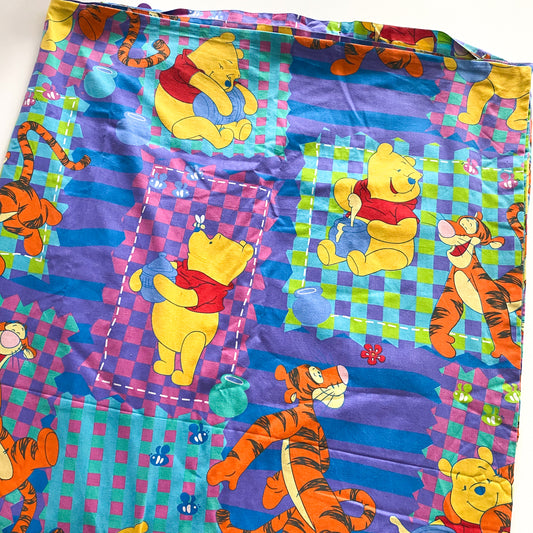 Vintage Disney Winnie The Pooh Single Duvet Cover (FLAW)
