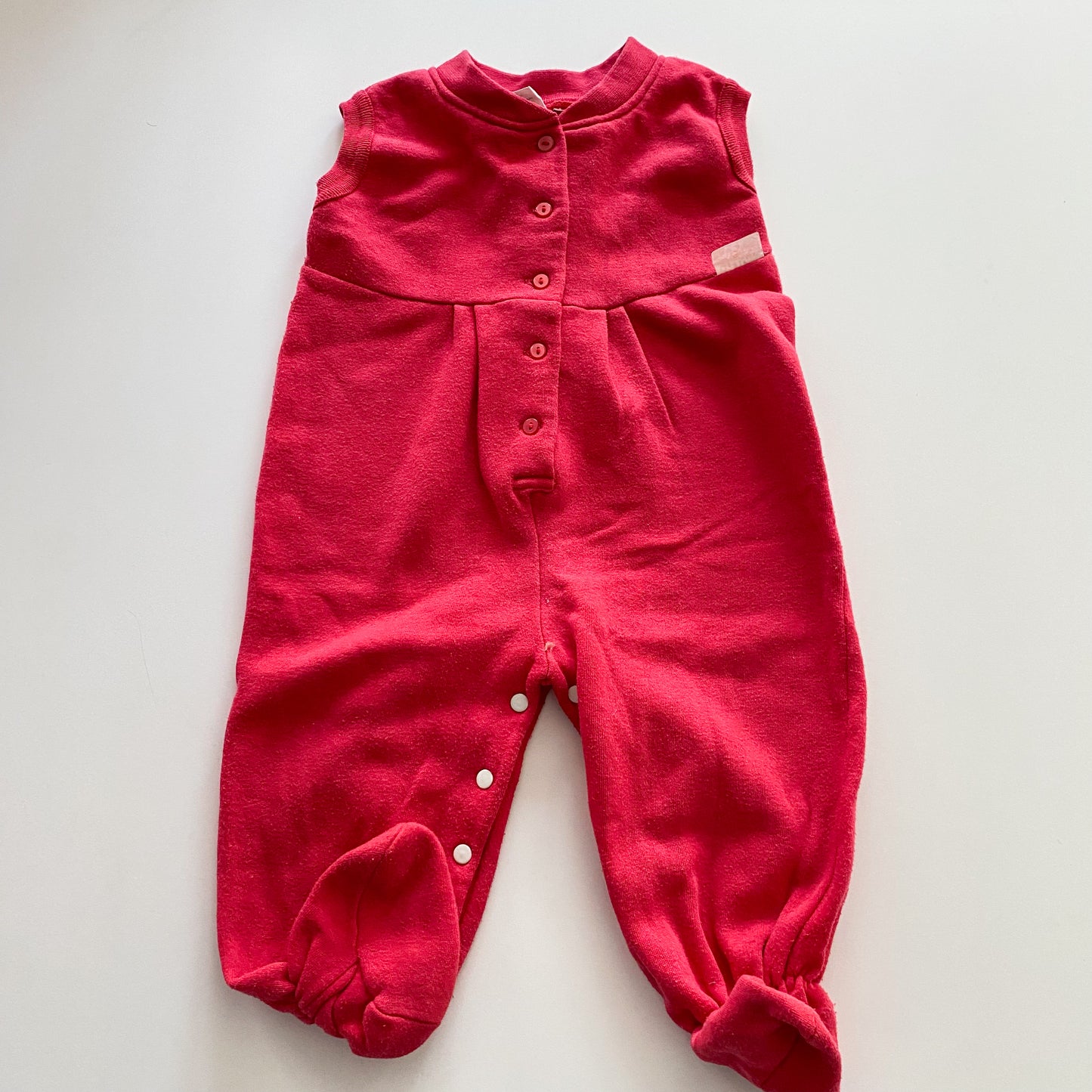 Vintage Colour Basics Footed Romper - Size 1