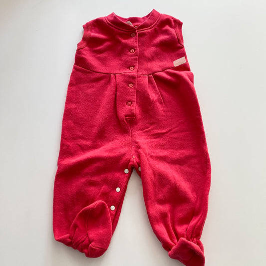 Vintage Colour Basics Footed Romper - Size 1