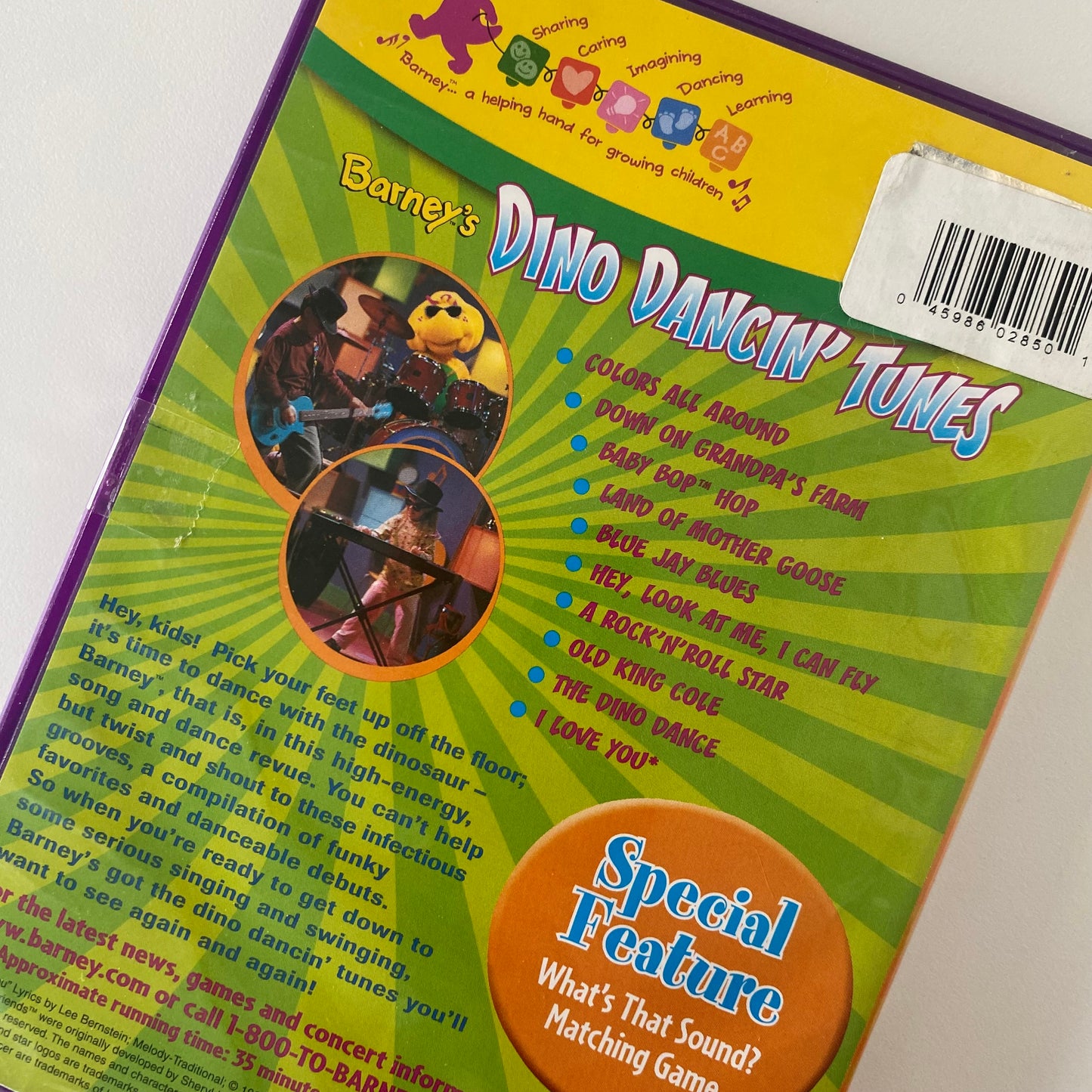 Barney’s Dino Dancin’ Tunes DVD