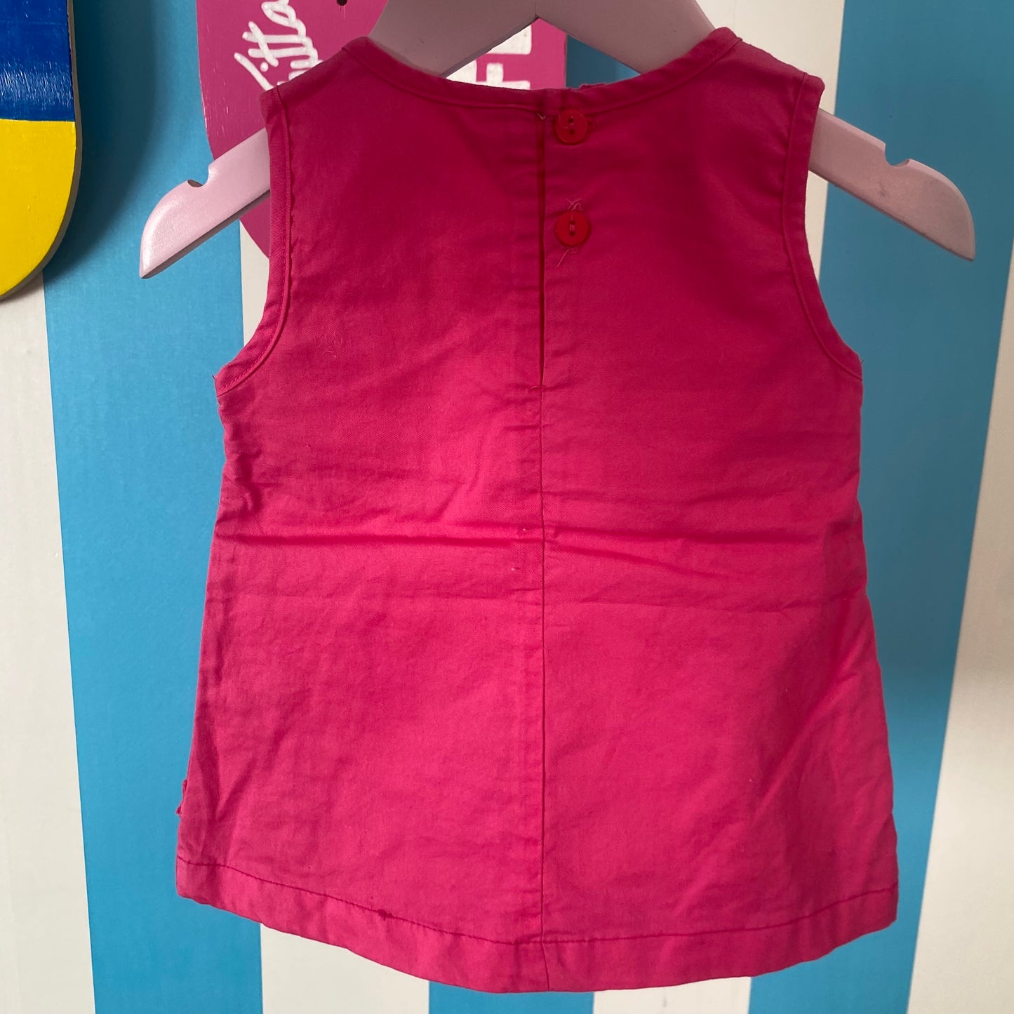 Vintage Hot Pink Dress - Size 1