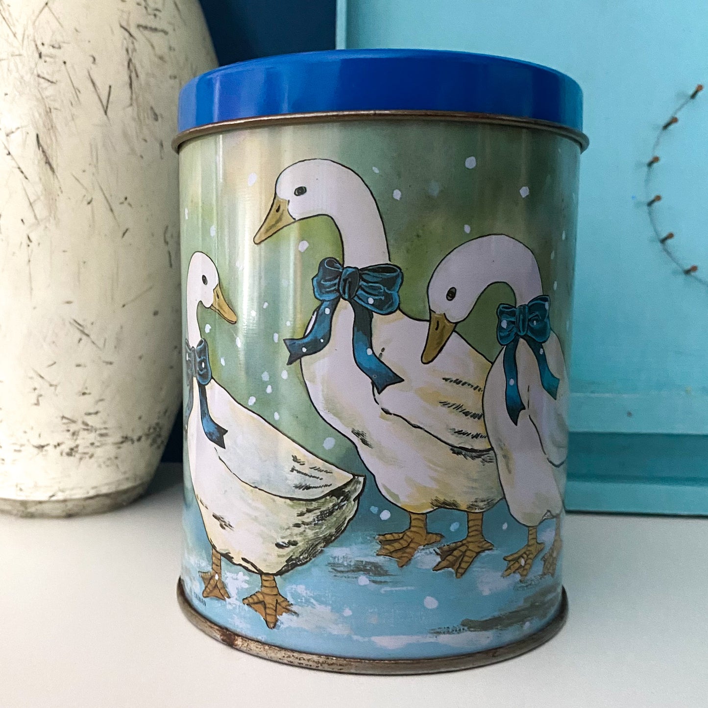 Vintage Goose Tin