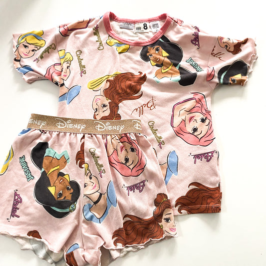 Cotton On Kids Disney Princess Pyjamas - Size 8