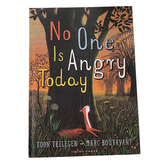No One Is Angry Today Book