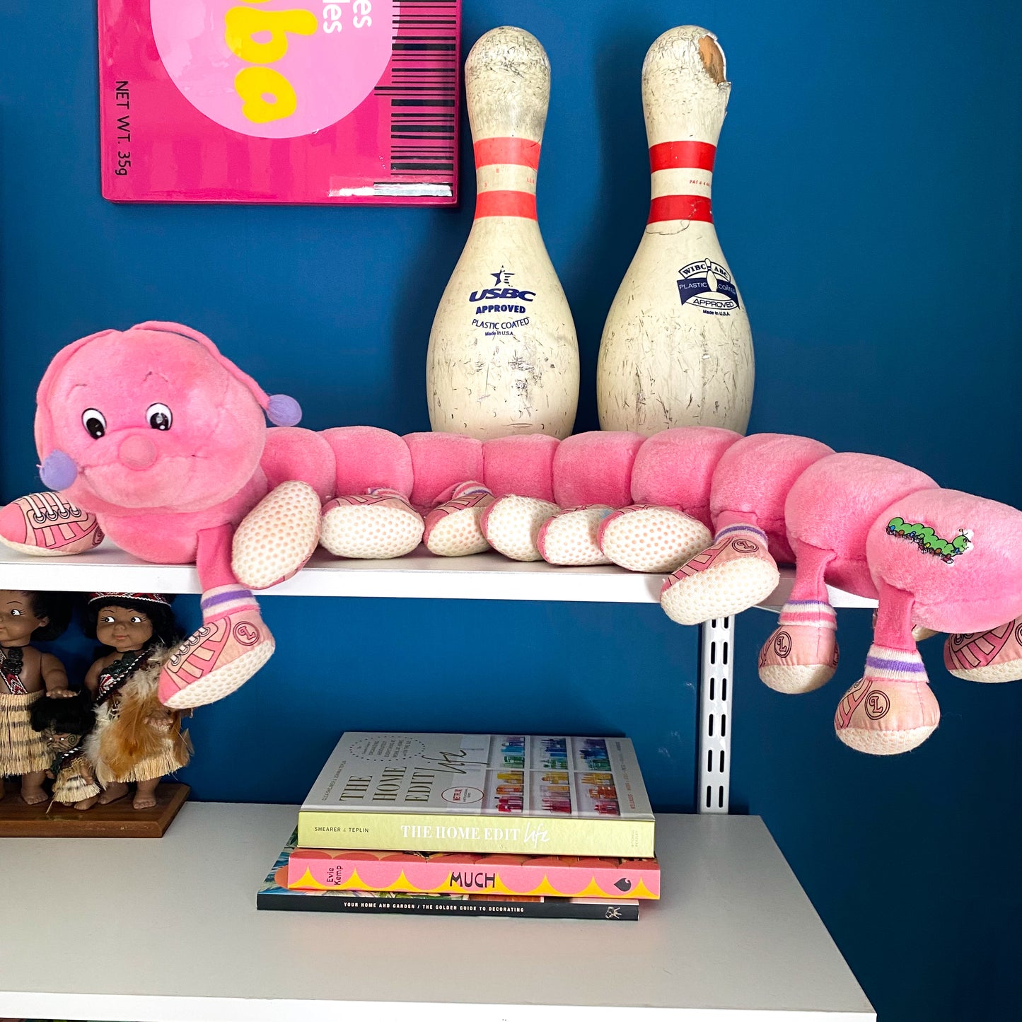 Vintage Lots-a-Lots-a-Leggggs Pink Caterpillar