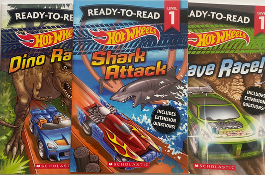 Learn To Read Hotwheels Book Bundle