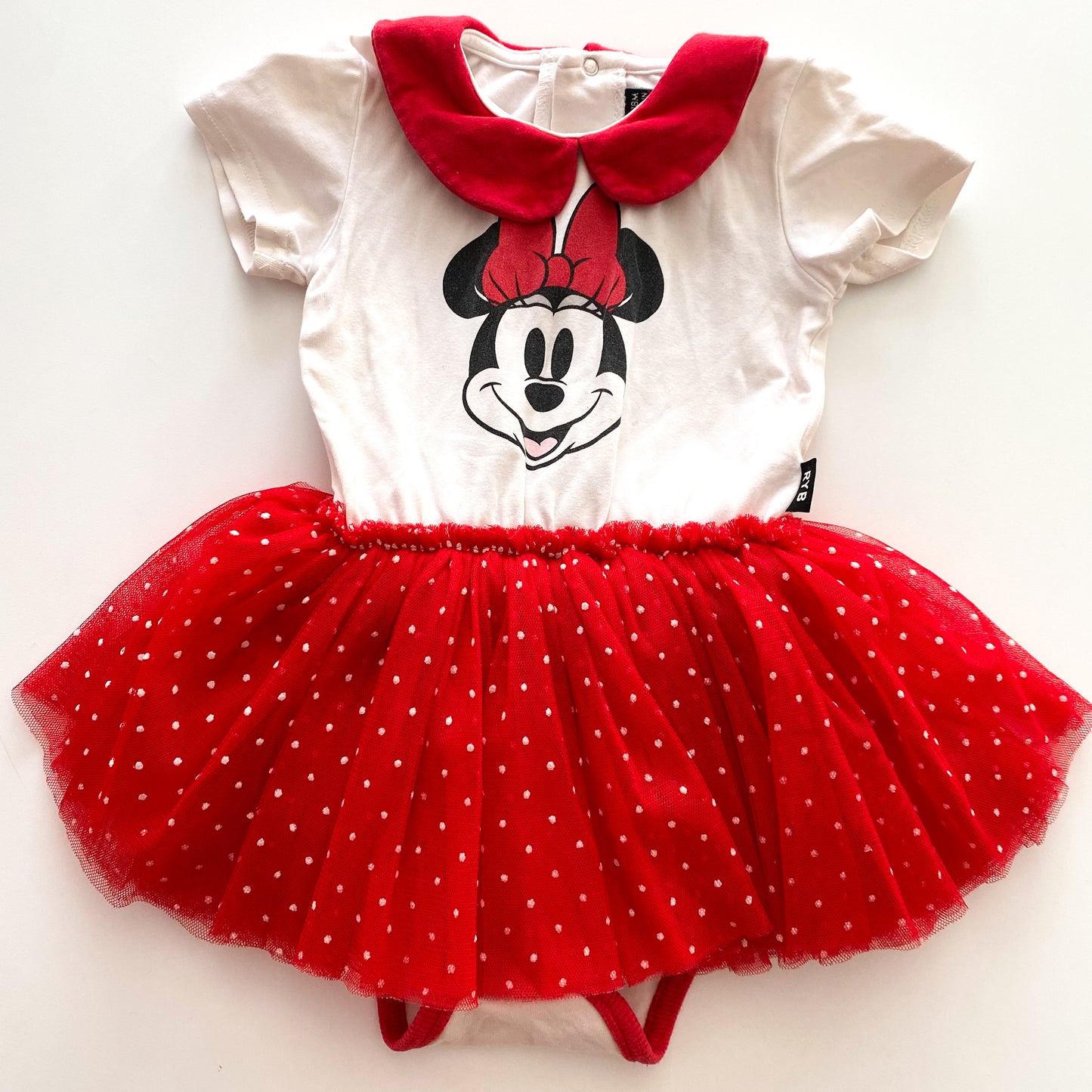 Disney Minnie Mouse RYB Tulle Dress - Size 12-18M