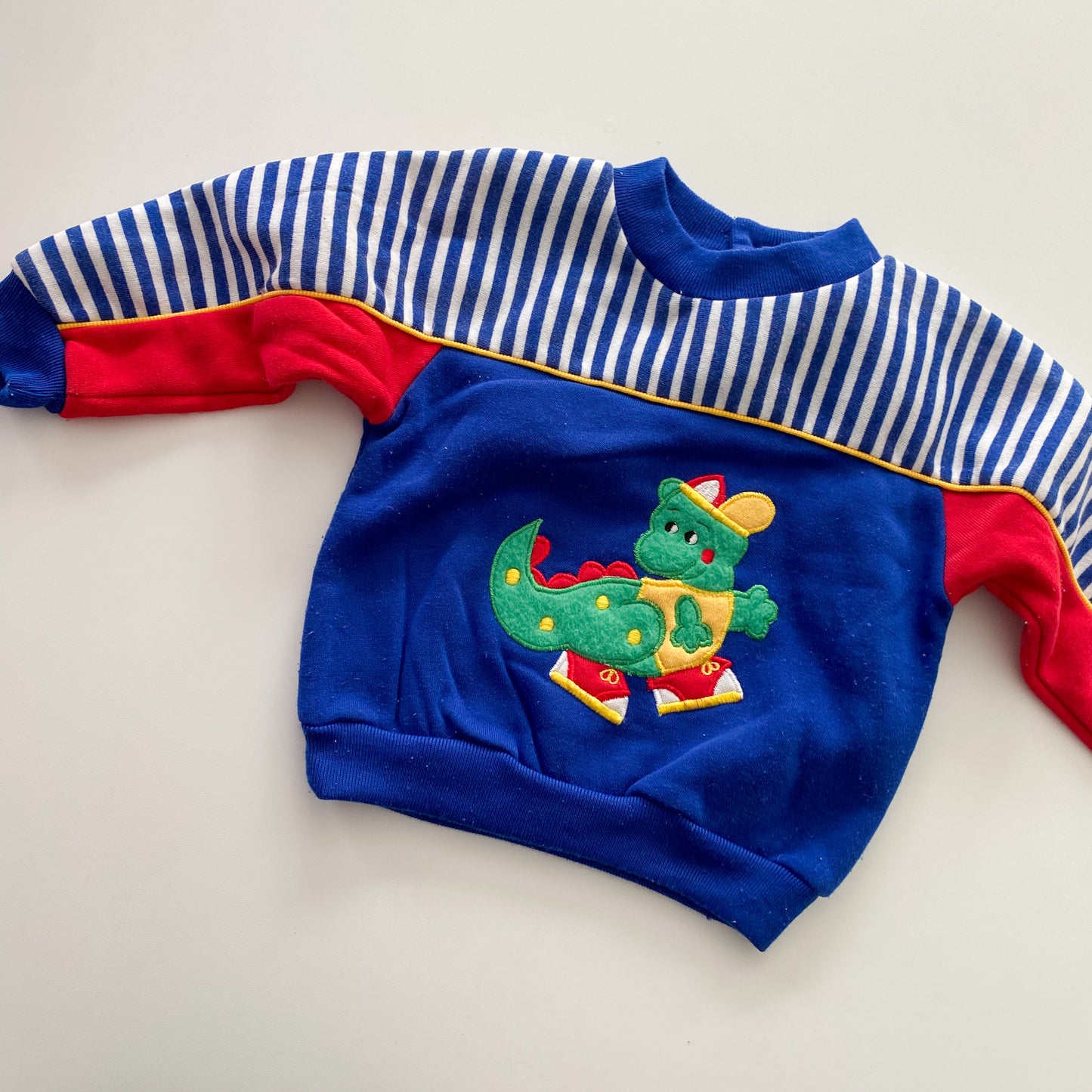 Vintage Teeny Weeny Dinosaur Jumper - Size 18M