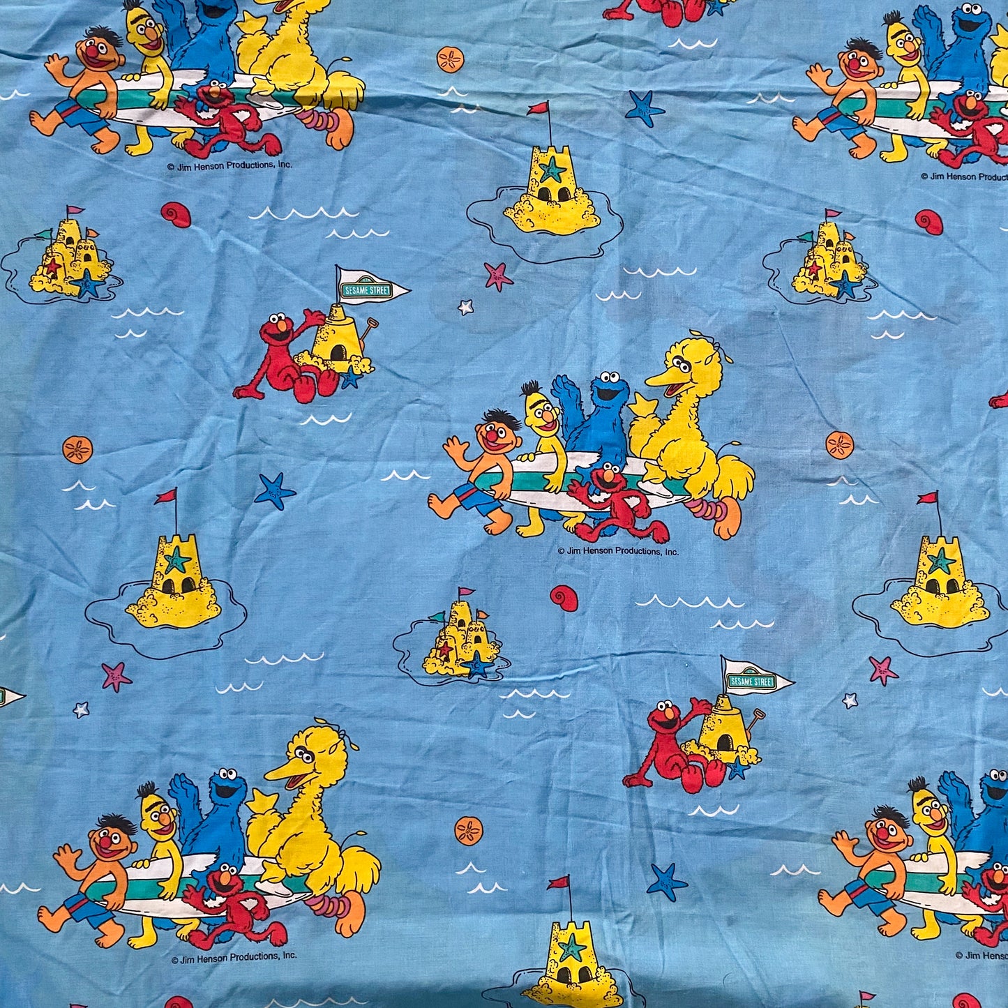 Vintage Sesame Street Reversible Single Duvet Cover