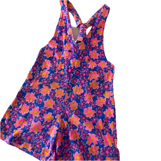Vintage NZ Tickled Pink Romper - Size 7