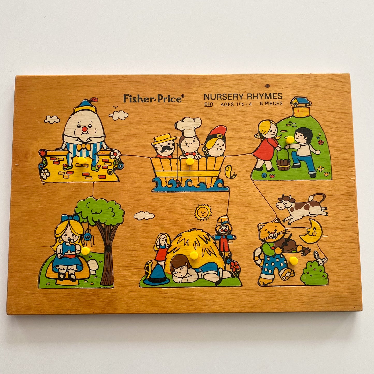 Vintage Fisher Price Wooden Puzzle