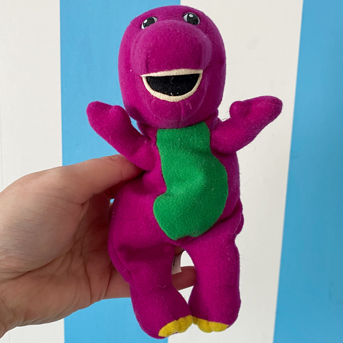 Vintage Barney Beanie Plush