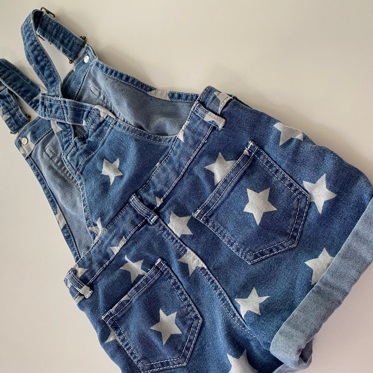 Young Original Denim Shortalls - Size 5