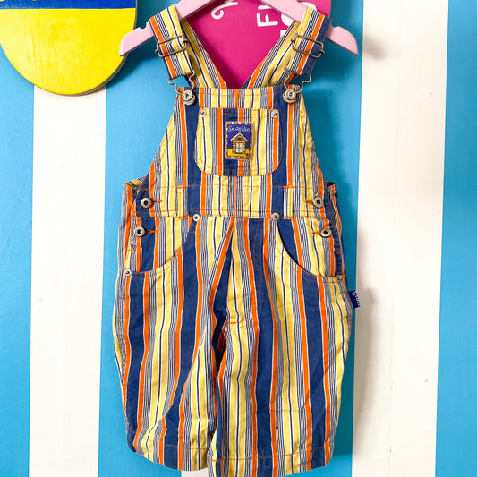Vintage Pumpkin Patch Shortalls - Size 2