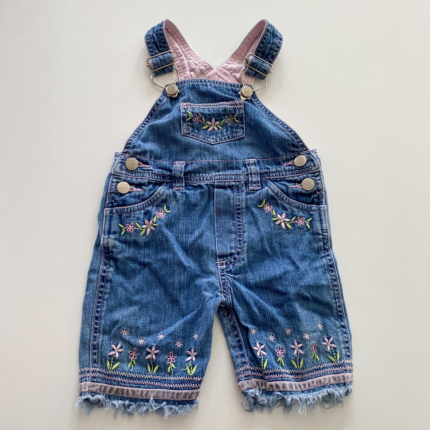 Vintage Pumpkin Patch Overalls - Size 6-12M