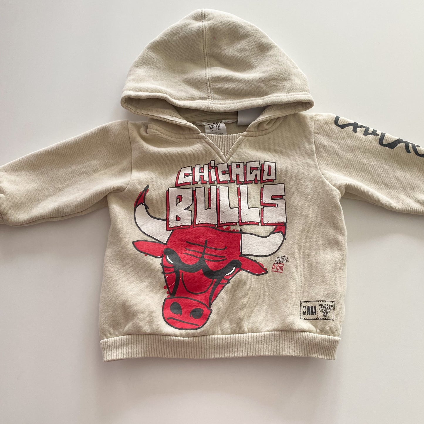 Cotton On Baby Chicago Bulls Jumper - Size 1