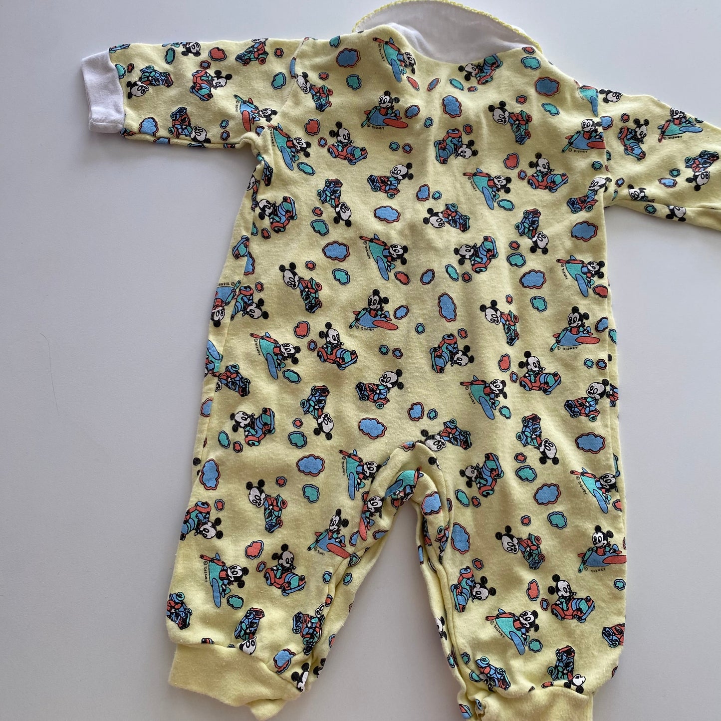Vintage Disney Mickey Mouse Baby Romper - Size 3-6M