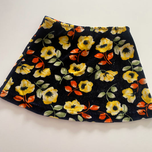 Vintage Velour Skirt - Size 4