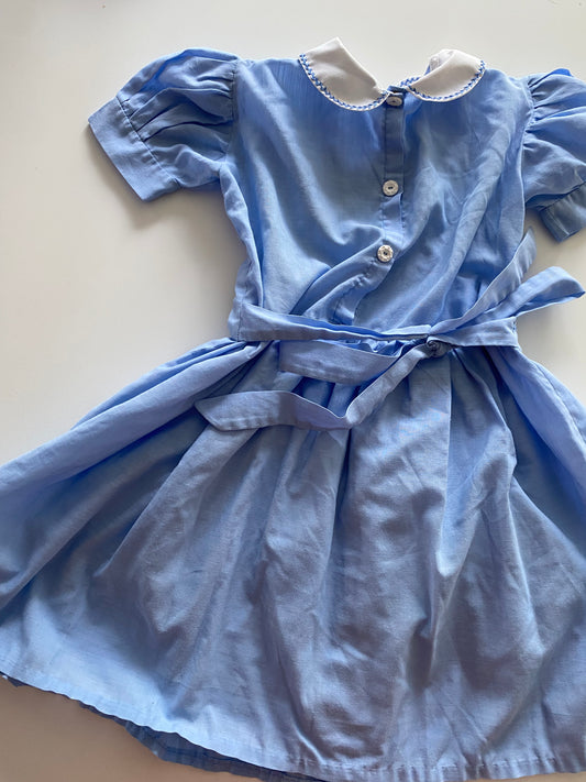 Vintage Smocked Dress - Size 3