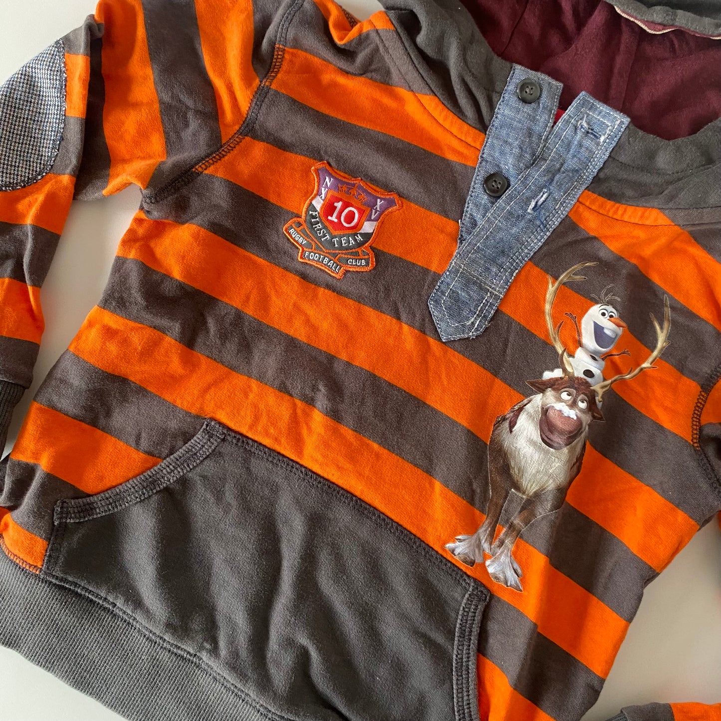 Frozen Olaf & Sven Hoodie - Size 3-4Y