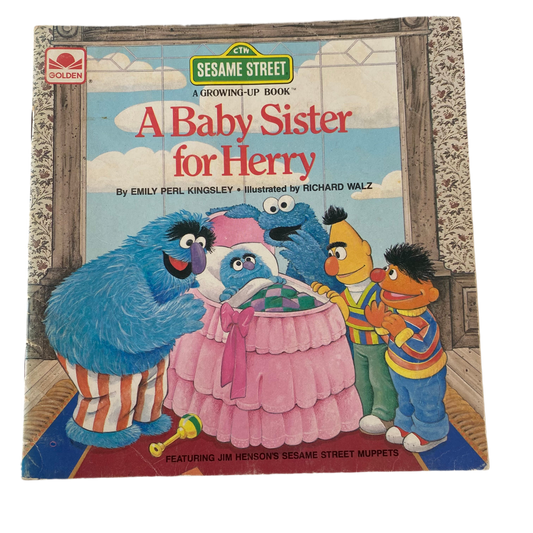 Sesame Street A Baby Sister For Herry Book