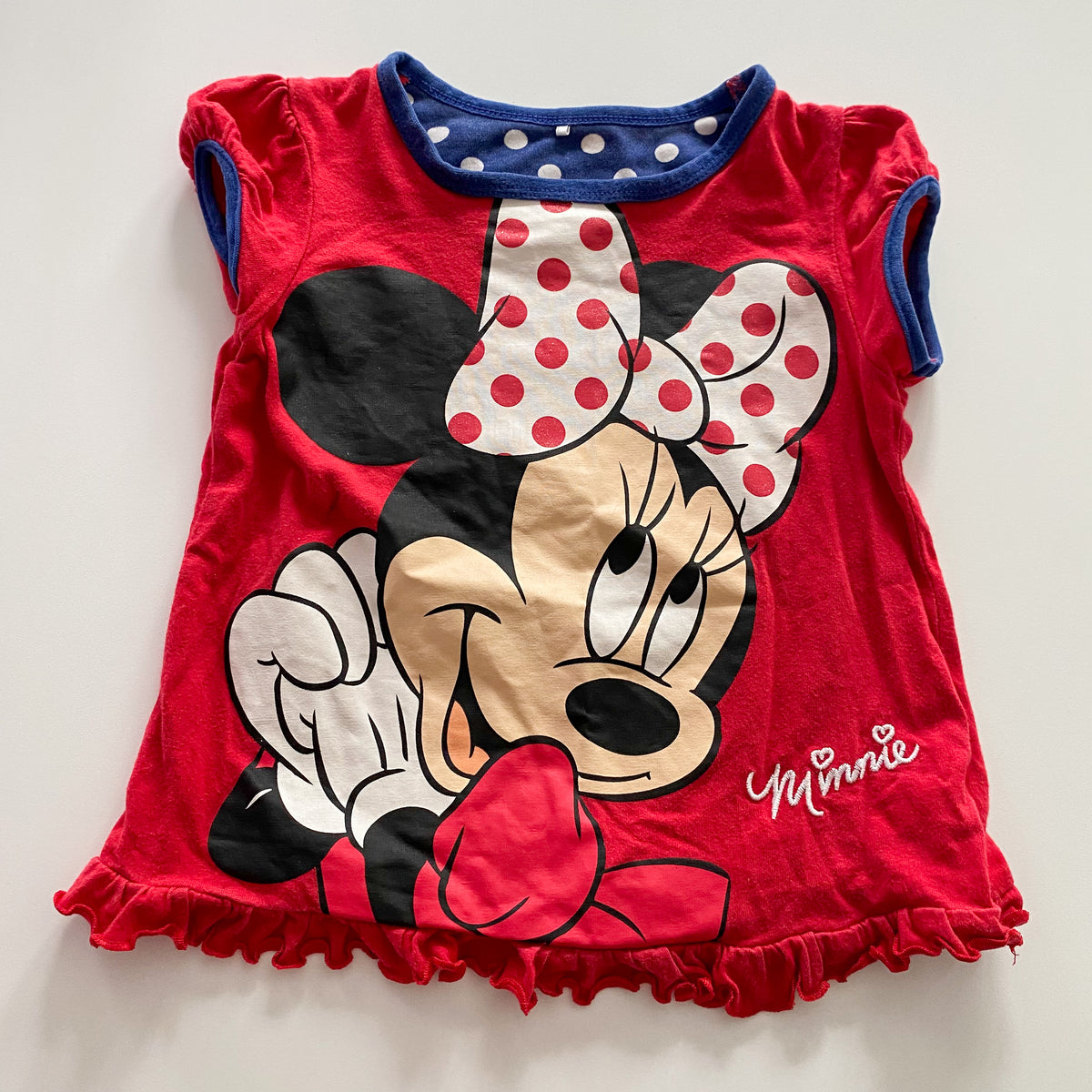 Disney Minnie Mouse Top - Size 2-3Y
