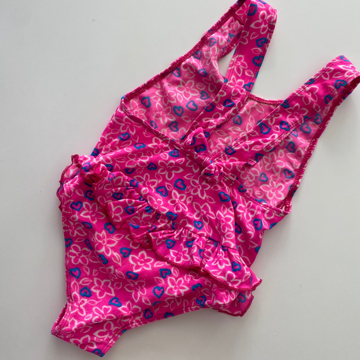 Vintage Tickled Pink Swimsuit - Size 5Y