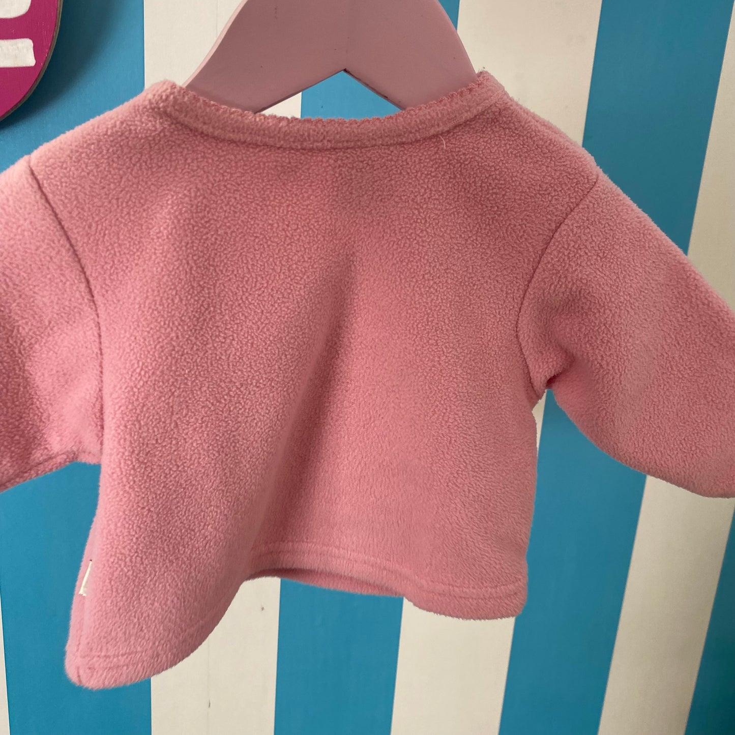 Vintage Winnie The Pooh Fleece Wrap Cardigan & Dress - Size 0-3M