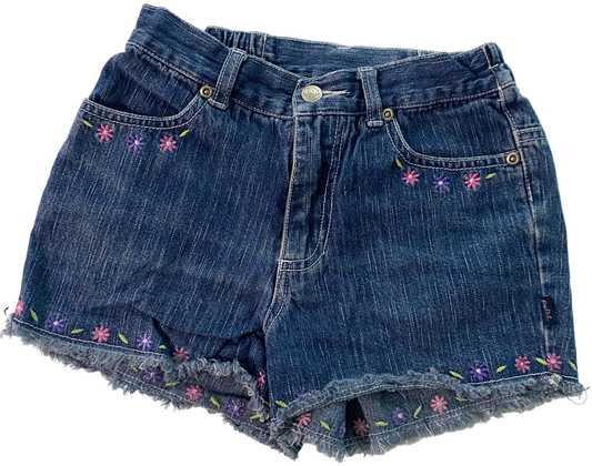 Vintage Pumpkin Patch Denim Shorts - Size 6