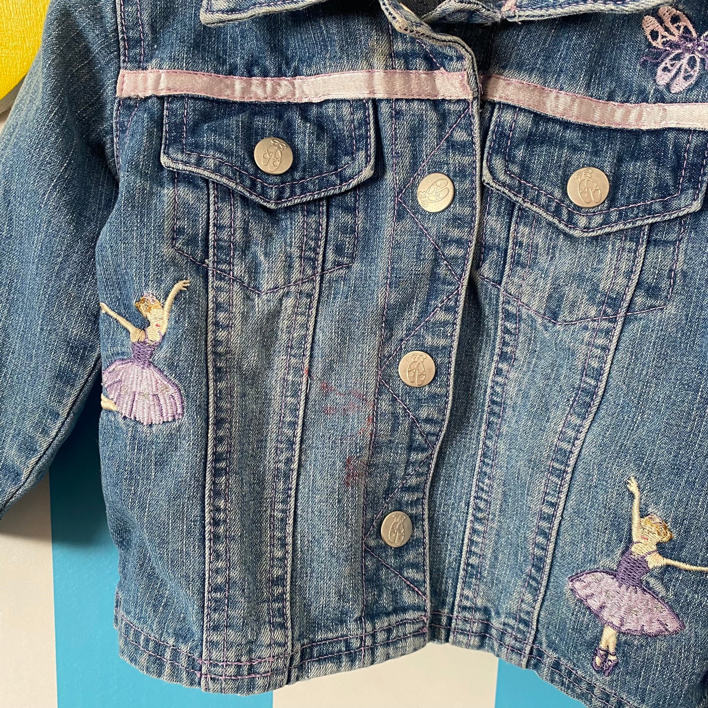 Vintage Teeny Weeny Denim Jacket - Size 1